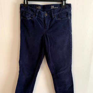 Navy corduroy jeans